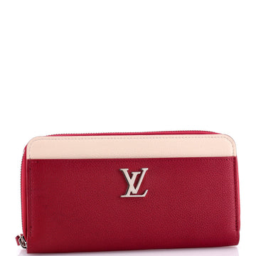Louis Vuitton Zippy Lockme Wallet Leather
