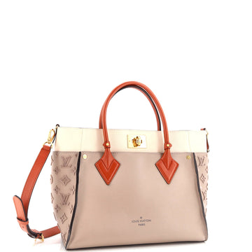 Louis Vuitton On My Side Tote Monogram Tuffetage Leather MM