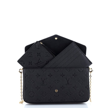 Louis Vuitton Felicie Pochette Monogram Empreinte Leather
