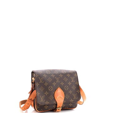 Louis Vuitton Cartouchiere Handbag Monogram Canvas MM
