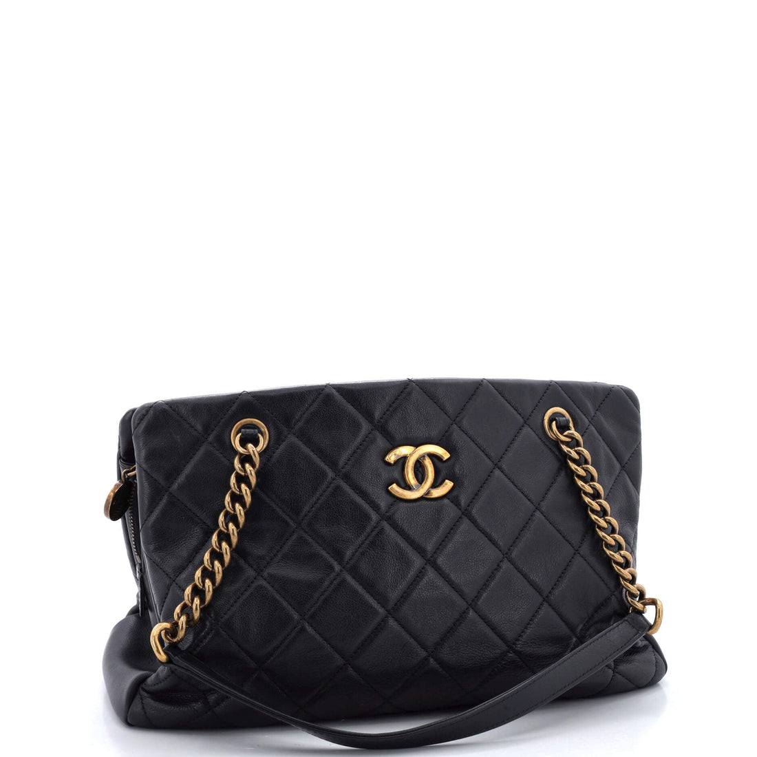 CC Crown Tote Quilted Leather Medium