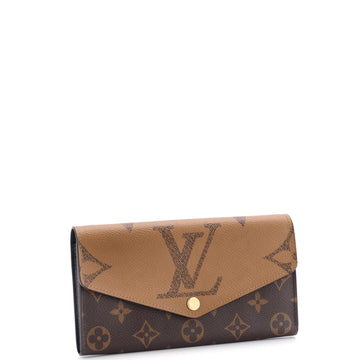 Louis Vuitton Sarah Wallet NM Reverse Monogram Giant and Monogram Canvas