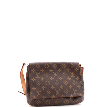 Louis Vuitton Musette Tango Handbag Monogram Canvas