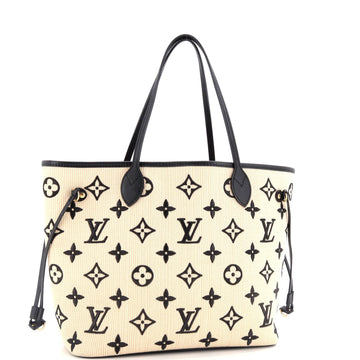 Louis Vuitton Neverfull NM Tote By The Pool Monogram Raffia MM
