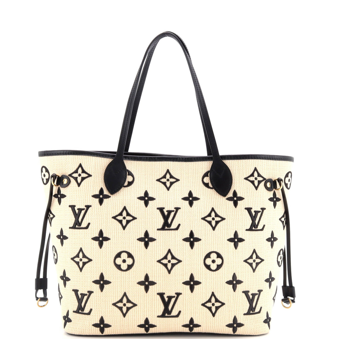 Louis Vuitton Neverfull NM Tote By The Pool Monogram Raffia MM