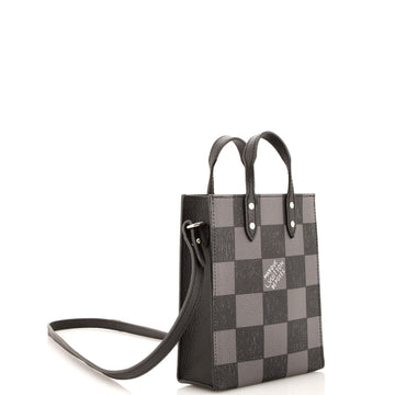 Louis Vuitton Sac Plat Bag Limited Edition Marque Deposee Damier Giant XS
