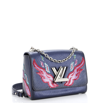 Louis Vuitton Twist Handbag Epi Leather with Sequins MM