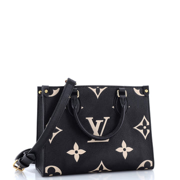 Louis Vuitton OnTheGo Tote Bicolor Monogram Empreinte Giant PM