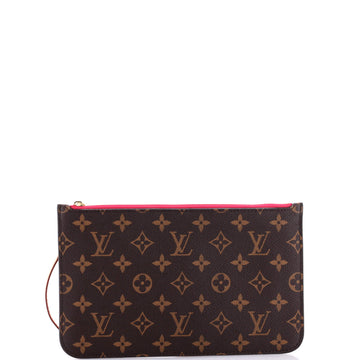 Louis Vuitton Neverfull Pochette Monogram Canvas Large