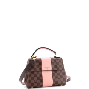 Louis Vuitton Bond Street Handbag Damier with Leather MM