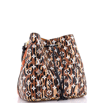 Louis Vuitton NeoNoe Handbag Limited Edition Jungle Monogram Giant