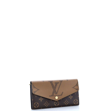 Louis Vuitton Sarah Wallet NM Reverse Monogram Giant and Monogram Canvas