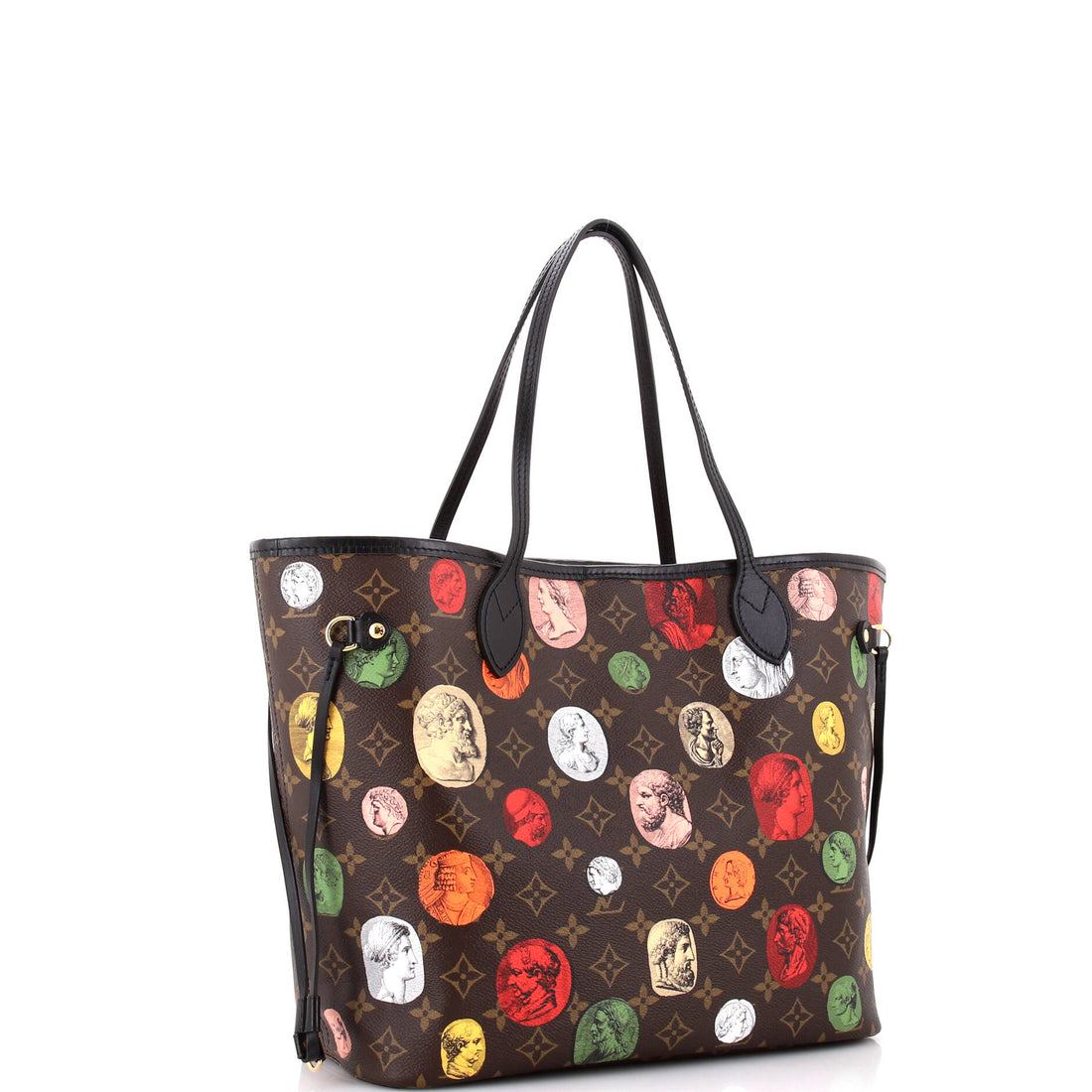 Louis Vuitton Neverfull NM Tote Limited Edition Fornasetti Cameo Monogram Canvas MM