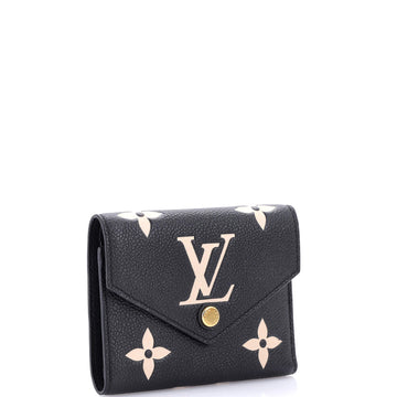 Louis Vuitton Victorine Wallet Bicolor Monogram Empreinte Giant