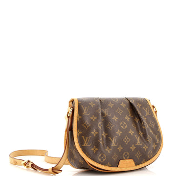 Louis Vuitton Menilmontant Handbag Monogram Canvas PM