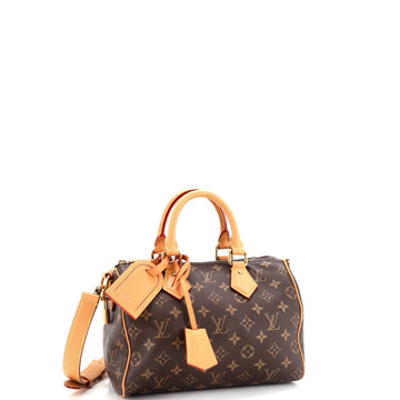 Louis Vuitton Speedy P9 Bandouliere Bag Monogram Leather 25