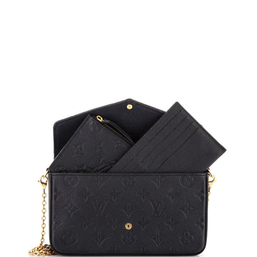 Louis Vuitton Felicie Pochette Monogram Empreinte Leather