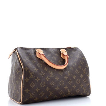 Louis Vuitton Speedy Handbag Monogram Canvas 30