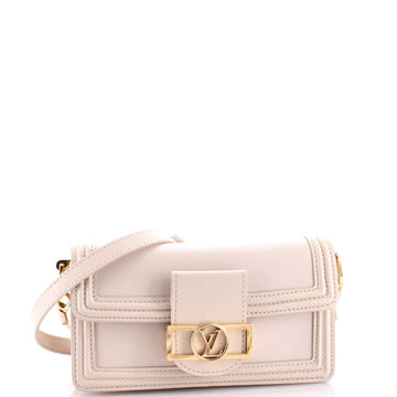 Louis Vuitton Dauphine Shoulder Bag Leather East West