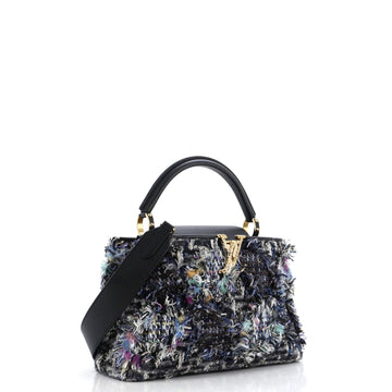 Louis Vuitton Capucines Bag Tweed PM