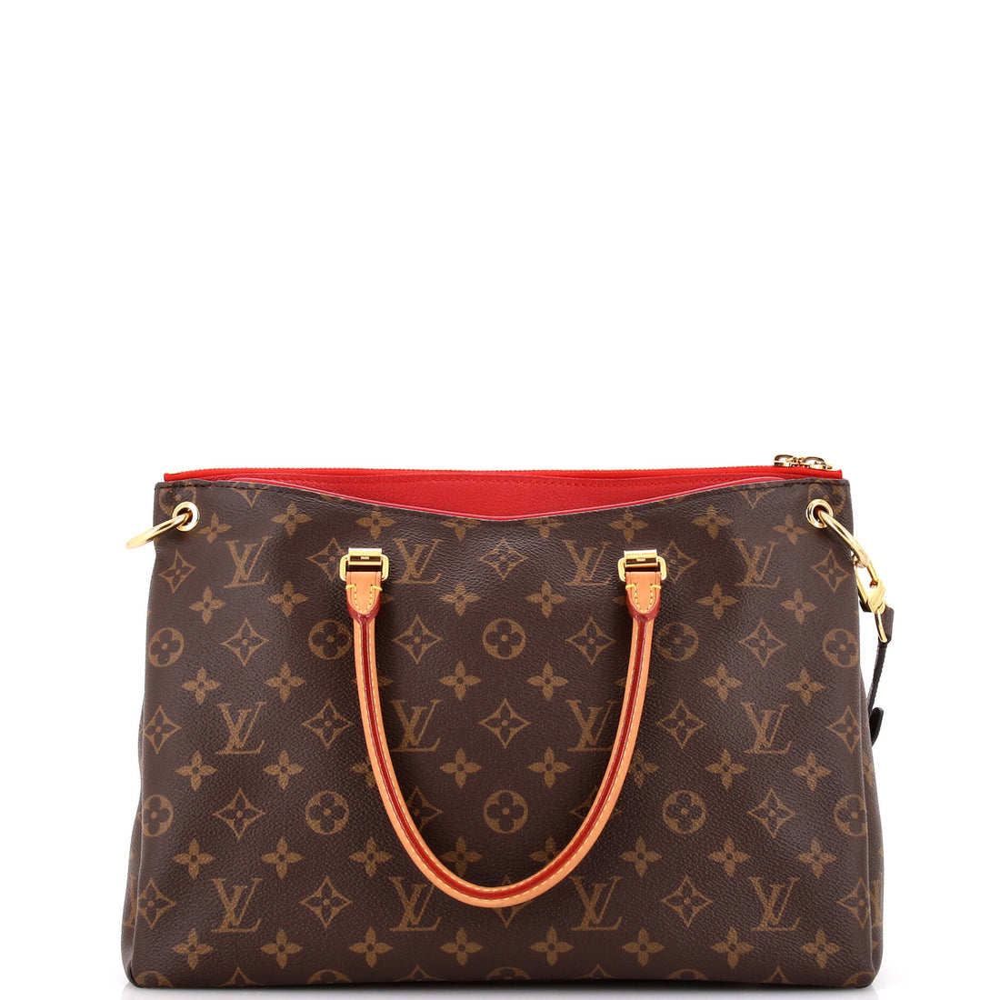 Louis Vuitton Pallas Tote Monogram Canvas with Leather