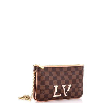 Louis Vuitton Double Zip Pochette Damier