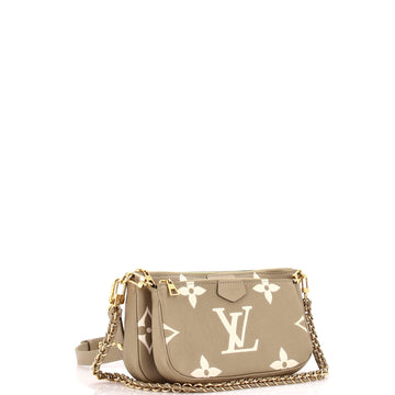 Louis Vuitton Multi Pochette Accessoires Bicolor Monogram Empreinte Giant