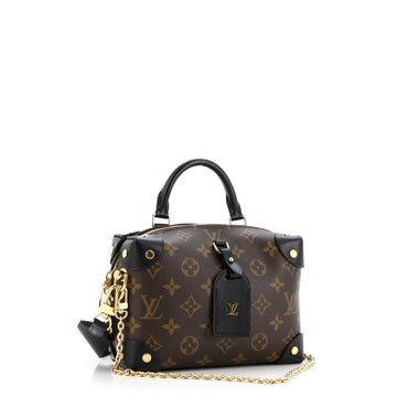 Louis Vuitton Petite Malle Souple Handbag Monogram Canvas