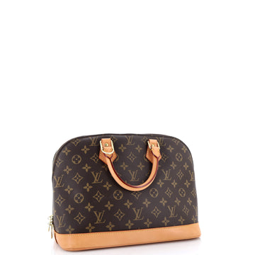 Louis Vuitton Vintage Alma Handbag Monogram Canvas PM