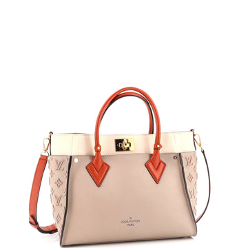 Louis Vuitton On My Side Tote Monogram Tuffetage Leather MM