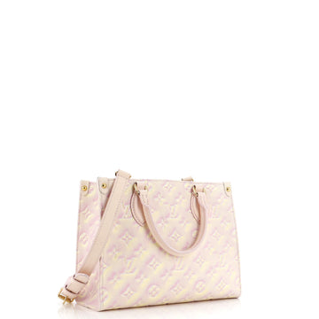 Louis Vuitton OnTheGo Tote Stardust Monogram Empreinte Leather PM