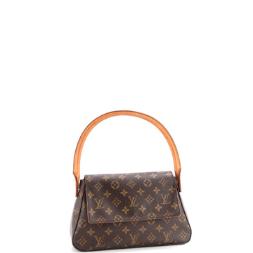 Louis Vuitton Looping Handbag Monogram Canvas Mini