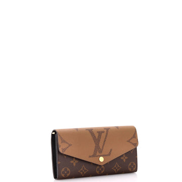 Louis Vuitton Sarah Wallet NM Reverse Monogram Giant and Monogram Canvas