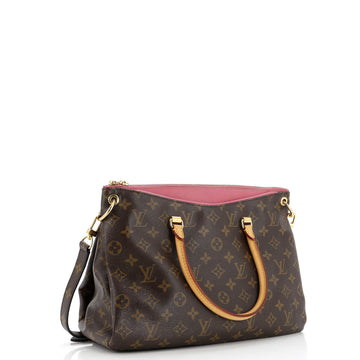 Louis Vuitton Pallas Tote Monogram Canvas with Leather BB