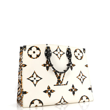 Louis Vuitton OnTheGo Tote Limited Edition Jungle Monogram Giant GM