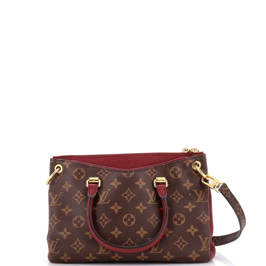 Louis Vuitton Pallas Tote Monogram Canvas with Leather BB