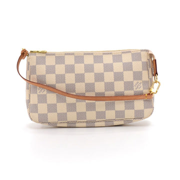 Louis Vuitto Pochette Accessoires Damier Azur Canvas Bag