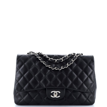 Classic Single Flap Bag Quilted Lambskin Jumbo