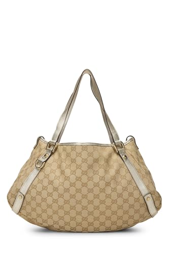 Gucci, Gold Original CS Canvas Abbey Tote, Gold