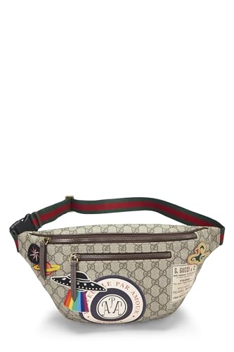 Gucci, Brown Original CS Supreme Canvas Courrier Waist Pouch, Brown