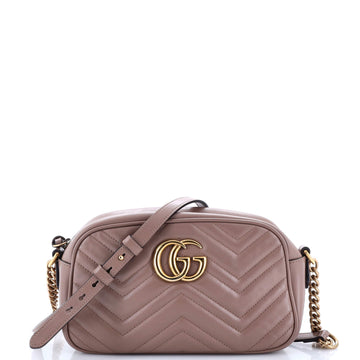 EC Marmont Shoulder Bag Matelasse Leather Small