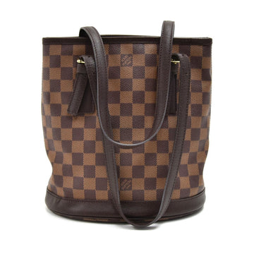 Louis Vuitto Marais Damier Ebene Canvas Bucket Bag