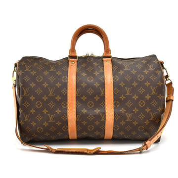 Louis Vuitto Keepall 45 Bandouliere Monogram Canvas Bag