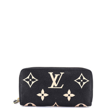Zippy Wallet Bicolor Monogram Empreinte Giant