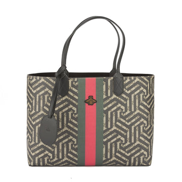 G*G Beige and Ebony CS Caleido Web Tote (New with Tags)