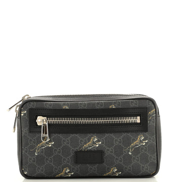Soft Zip Belt Bag Printed EC Coated Canvas Small