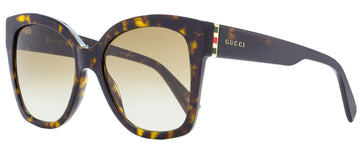 Gucci Women's Square Sunglasses EC0459S 002 Havana 54mm