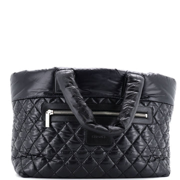 Coco Cocoon Zipped Tote Quilted Nylon Large