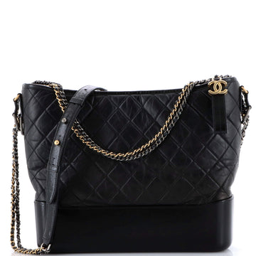 Gabrielle Hobo Quilted Aged Calfskin Large