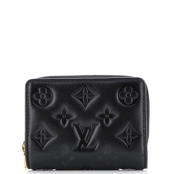 Coussin Lou Wallet Monogram Embossed Lambskin